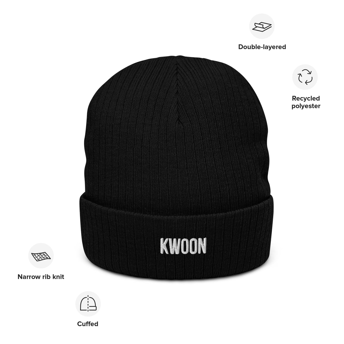 Kwoon - Ribbed knit beanie